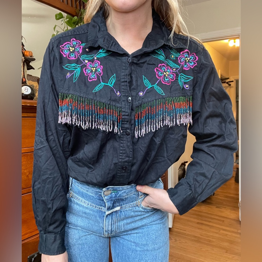 Late 1980s-90s Vintage Venezia Vitale western shirt